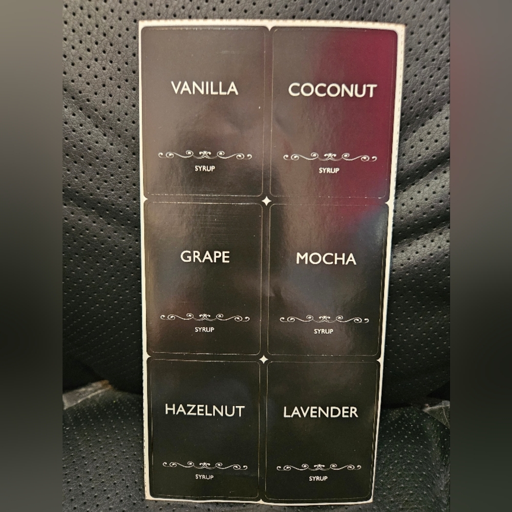 Syrup‎ Label Stickers Set - Picture 4 of 12
